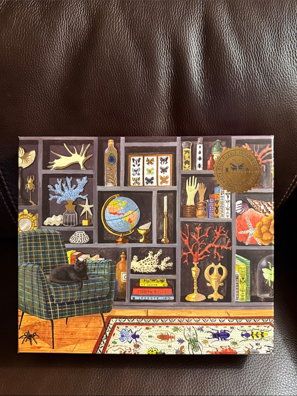 Galison Eclectic Treasures foil 1000 pieces.  Complete with poster like new